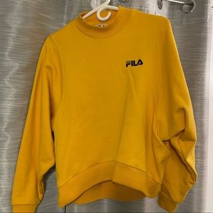 Fila yellow sweatshirt